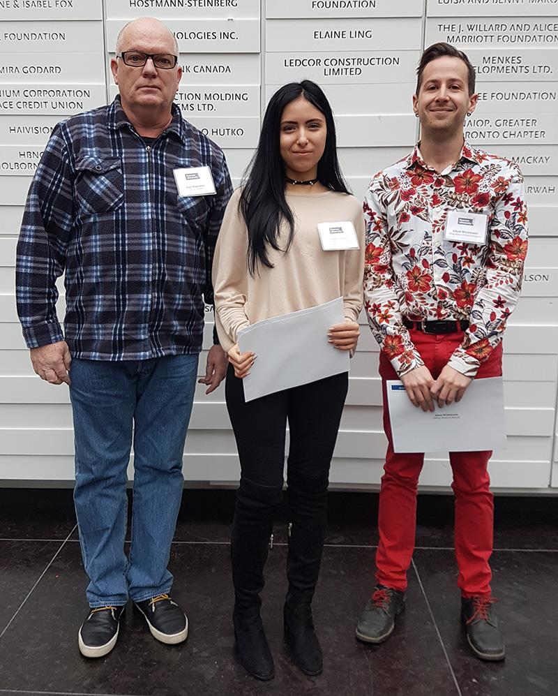 2016 Mikey Network Award at Ryerson University School of Nutrition