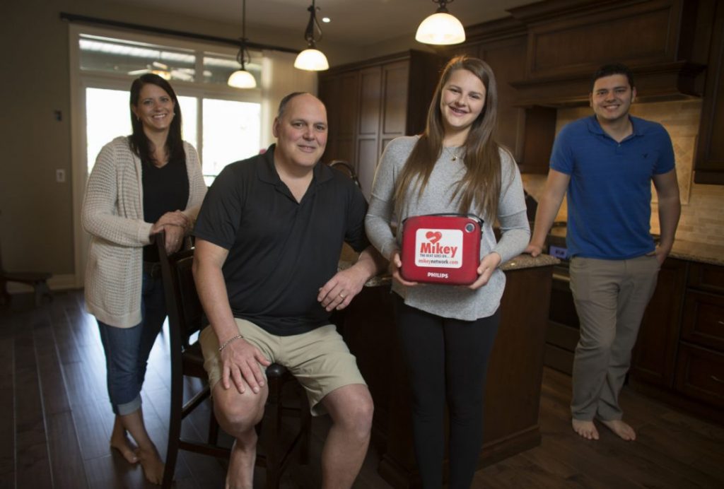 Emily Herbert and her family