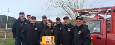 The Volunteer firefighters of Pacquet, Newfoundland and Labrador now have a much needed MIKEY AED